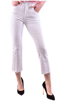 Witte Jeans Ss22 Stijlvolle Upgrade L'Agence , White , Dames - W26,W25,W27,W29