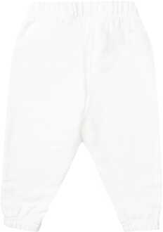 Witte jongensbroek voor baby's Funny Sweatpants in wit