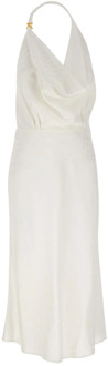 Witte jurken van Elisabetta Franchi Elisabetta Franchi , White , Dames - S