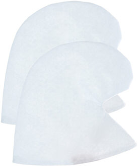 Witte kaboutermuts/dwergenmuts - 2x - volwassenen - puntmuts - verkleedkleding voor volwassenen