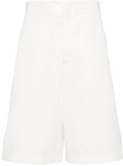 Witte katoenen Bermuda shorts Oamc , White , Heren - Xl,L,M,S
