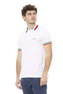Witte Katoenen Heren Polo Shirt - maat 3XL