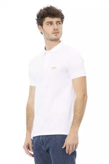 Witte Katoenen Heren Poloshirt - maat M