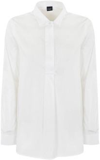 Witte Katoenen Overhemd Lange Mouw Fay , White , Dames - Xl,L,S,Xs