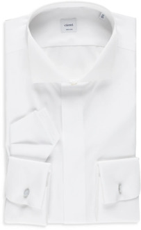 Witte Katoenen Overhemd met Kraag en Lange Mouwen Càrrel , White , Heren - Xl,L,M,4Xl