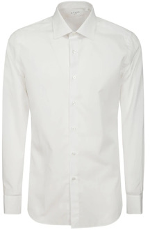 Witte Katoenen Overhemd Regular Fit Ceremonie Xacus , White , Heren - 2Xl,Xl,L,S,4Xl,3Xl