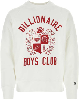 Witte katoenen sweatshirt - Klassieke stijl Billionaire Boys Club , White , Heren - Xl,S