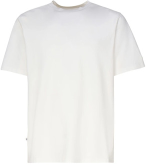 Witte Katoenen T-shirt met Halslijn Autry , White , Heren - 2Xl,Xl,L,M,S