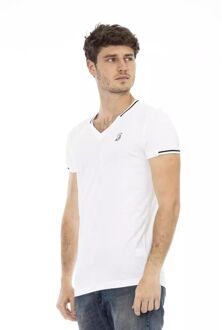 Witte Katoenen T-shirt voor Mannen