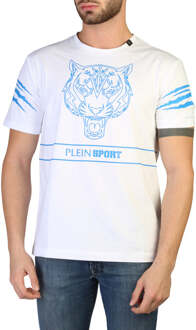 Witte Katoenen T-Shirt voor Mannen