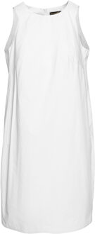Witte katoenen zakjurk