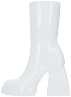 Witte Keramische Laars Vaas Anissa Kermiche , White , Unisex - ONE Size