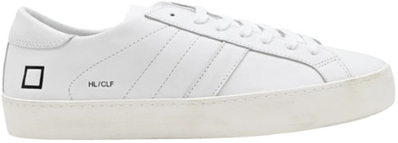 Witte lage kalfssneakers D.a.t.e. , White , Heren - 41 Eu,45 Eu,42 Eu,43 Eu,44 EU