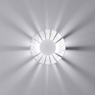 Witte LED design plafondlamp Loto, 27 cm