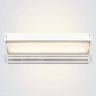 Witte LED wandlamp SML wit, gesatineerd