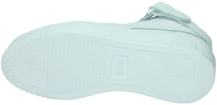 Witte Leren Hoge Sneakers Puma , White , Dames - 38 1/2 Eu,39 Eu,37 1/2 EU