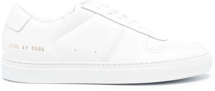 Witte Leren Lage Sneakers Common Projects , White , Heren - 39 EU