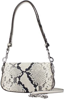 Witte Leren Schoudertas