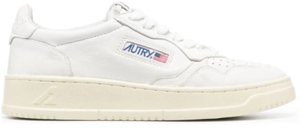 Witte Leren Sneakers Autry , White , Dames - 37 Eu,36 EU