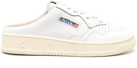 Witte Leren Sneakers Autry , White , Dames - 37 Eu,40 EU