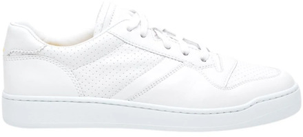 Witte Leren Sneakers Doucal's , White , Heren - 40 1/2 Eu,39 Eu,44 Eu,40 Eu,41 EU