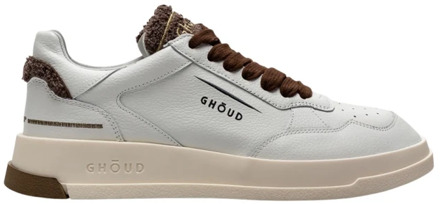 Witte Leren Sneakers Ghoud , White , Dames - 38 Eu,36 Eu,41 EU