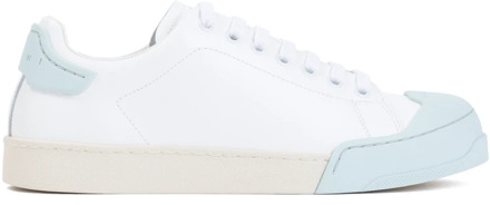 Witte Leren Sneakers Marni , White , Dames - 37 1/2 Eu,37 Eu,36 Eu,40 EU