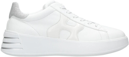 Witte Leren Sneakers met Memory Foam Hogan , White , Dames - 38 Eu,37 1/2 Eu,40 Eu,35 Eu,37 Eu,36 Eu,39 Eu,38 1/2 EU