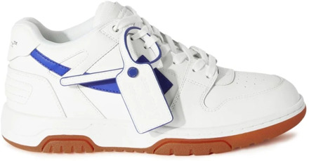 Witte Leren Sneakers Off White , White , Heren - 45 Eu,40 Eu,46 EU