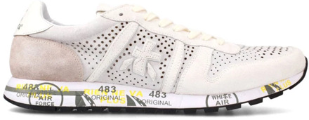 Witte Leren Sneakers Premiata , Multicolor , Heren - 44 Eu,43 Eu,40 Eu,42 Eu,45 Eu,41 EU