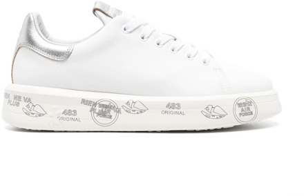 Witte Leren Sneakers Premiata , White , Dames - 37 Eu,39 Eu,41 Eu,38 Eu,40 Eu,36 EU