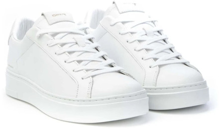 Witte Leren Sneakers voor Heren Crime London , White , Heren - 43 Eu,45 Eu,44 Eu,42 Eu,41 Eu,46 EU