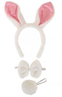 Witte Luxe bunny set