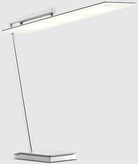 Witte OLED bureaulamp OMLED One d3 gesatineerd wit