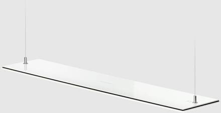 Witte OLED hanglamp OMLED One s5 gesatineerd wit