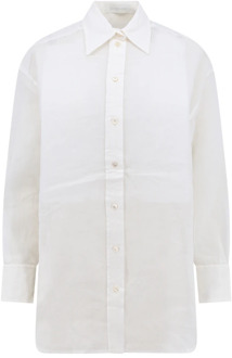 Witte Overhemd met Puntige Kraag Zimmermann , White , Dames