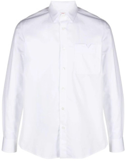 Witte Overhemden voor Heren Valentino Garavani , White , Heren - 2Xl,L,M