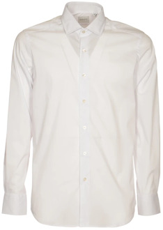 Witte Overhemden voor Mannen Bagutta , White , Heren - 2Xl,M,3Xl,4Xl