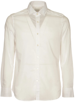 Witte Overhemden voor Mannen Bagutta , White , Heren - 2Xl,M,4Xl,3Xl