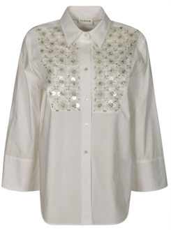 Witte Overhemden voor Vrouwen P.a.r.o.s.h. , White , Dames - S,Xs