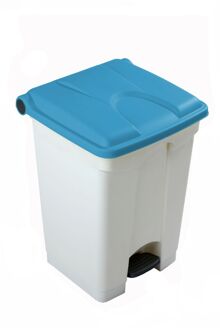 Witte Pedaal-afvalbak – 45 Liter, Pp Kunststof