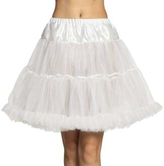 Witte Petticoat Voor Dames 45 Cm