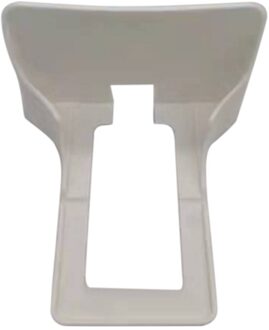 Witte Plastic Wandschakelaar Plank Socket Rack Installatie Stopcontact Lader Plank Thuis Badkamer Opslag Houder Organizer #45