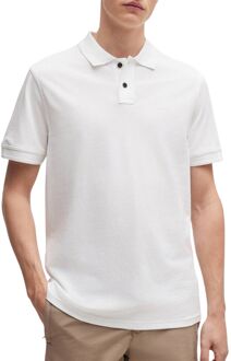 Witte Polo Shirt Korte Mouw Hugo Boss , White , Heren - 2Xl,Xl,L,M,3Xl