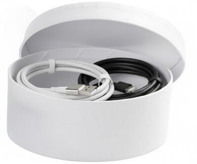 Witte ronde doos 10,5 cm