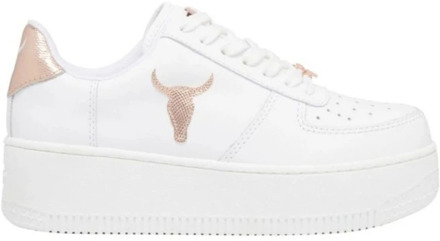 Witte Roségouden Sneakers voor Vrouwen Windsor Smith , White , Dames - 40 Eu,36 Eu,37 Eu,39 Eu,41 Eu,38 EU