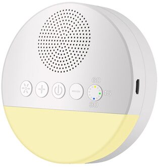 Witte Ruis Machine Oplaadbare Getimede Uitschakeling Baby Sleep Sound Machine