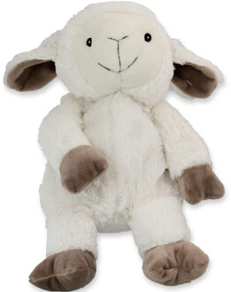 Witte schaap/lammetje heatpack/coldpack knuffels 30 cm knuffeldieren - Opwarmknuffels