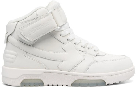 Witte Sneakers met 3.0cm Hak Off White , White , Dames - 36 Eu,37 Eu,38 Eu,39 EU