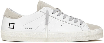 Witte Sneakers met D.a.t.e. Opdruk D.a.t.e. , White , Heren - 40 Eu,43 Eu,45 EU